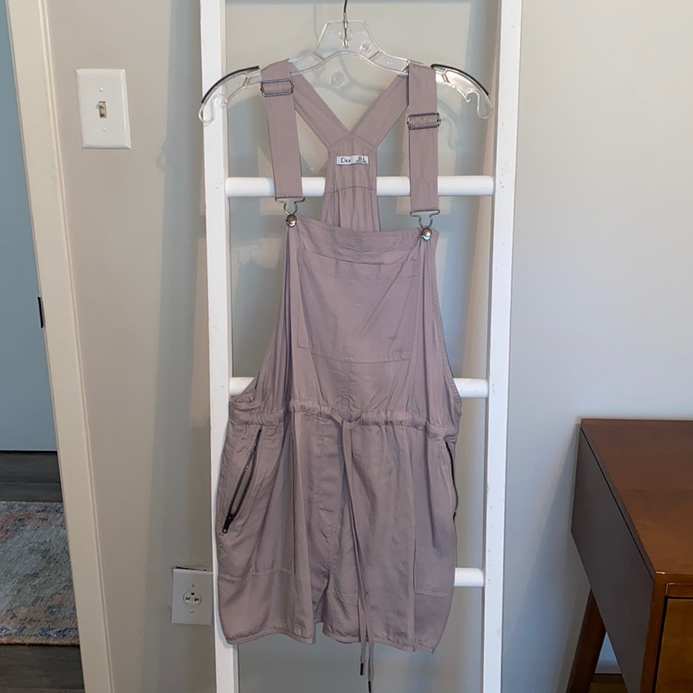 Gray overalls